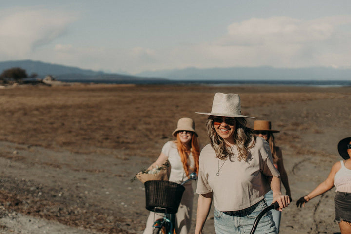 Sienna | Palm Straw Fedora Hat: M/L
