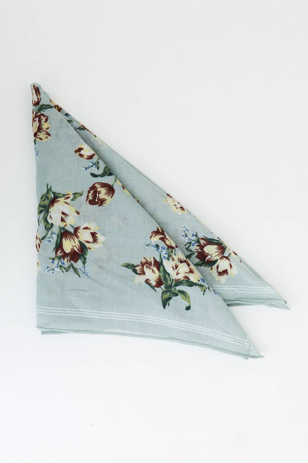 High-Quality Orchid Pattern Bandana - Ideal for All Seasons: Mauve
