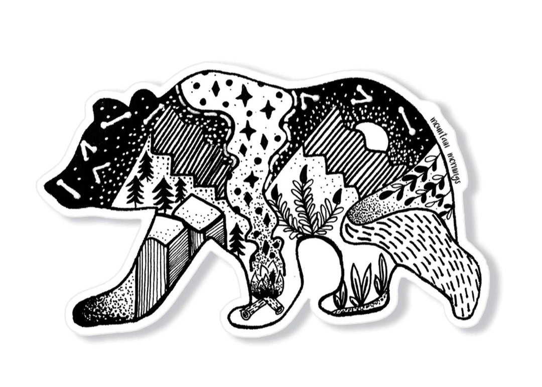 Roaming Bear Sticker