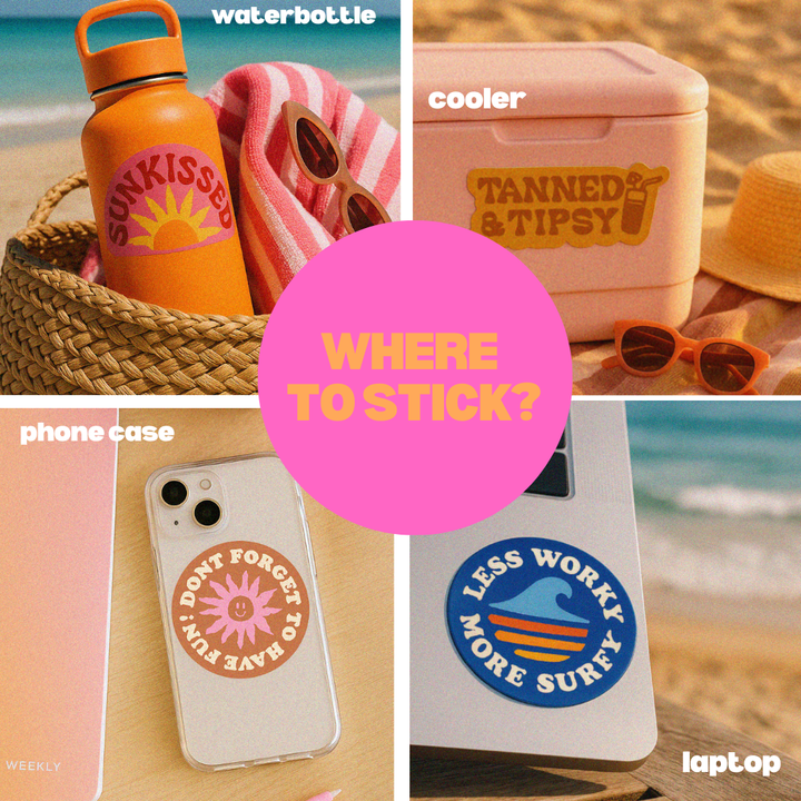 Salty Soul Sticker | Pastel Coastal Aesthetic Vinyl 3.5"