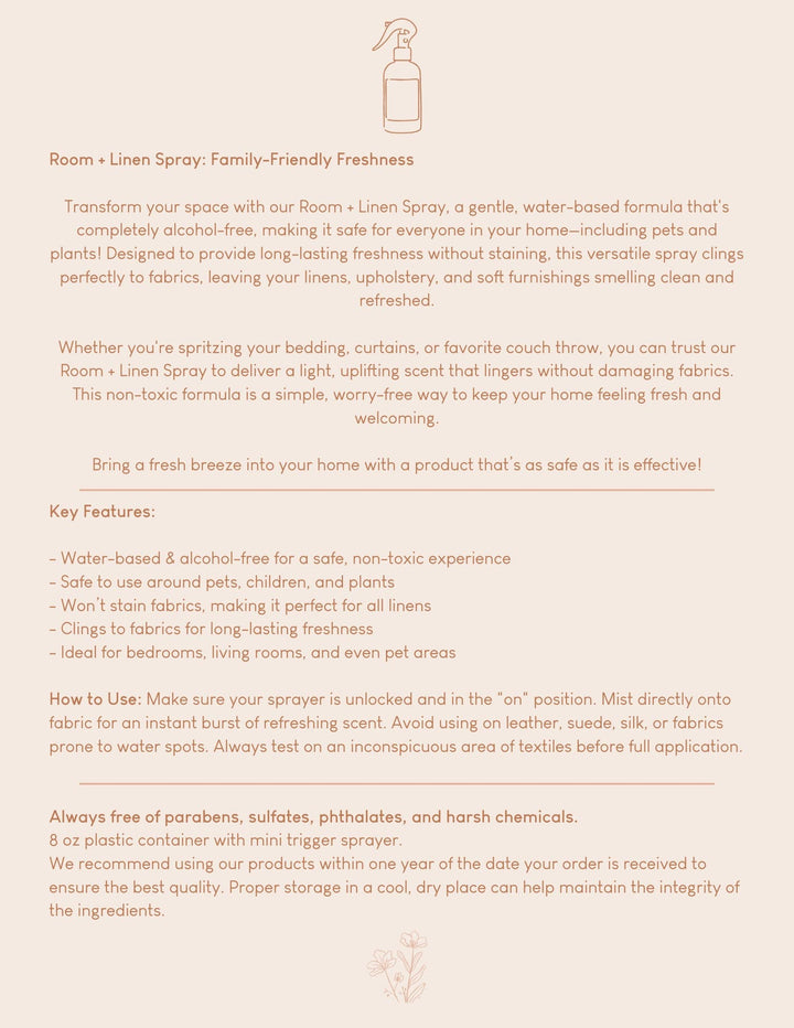 Coastline Room + Linen Spray - Sunshine Collection