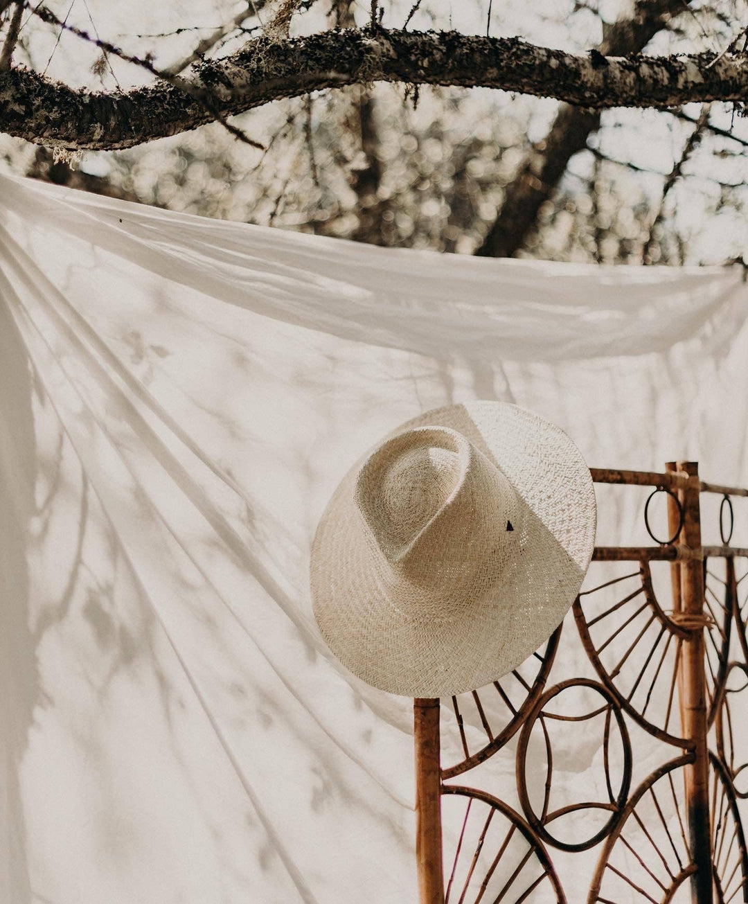 Sienna | Palm Straw Fedora Hat: M/L