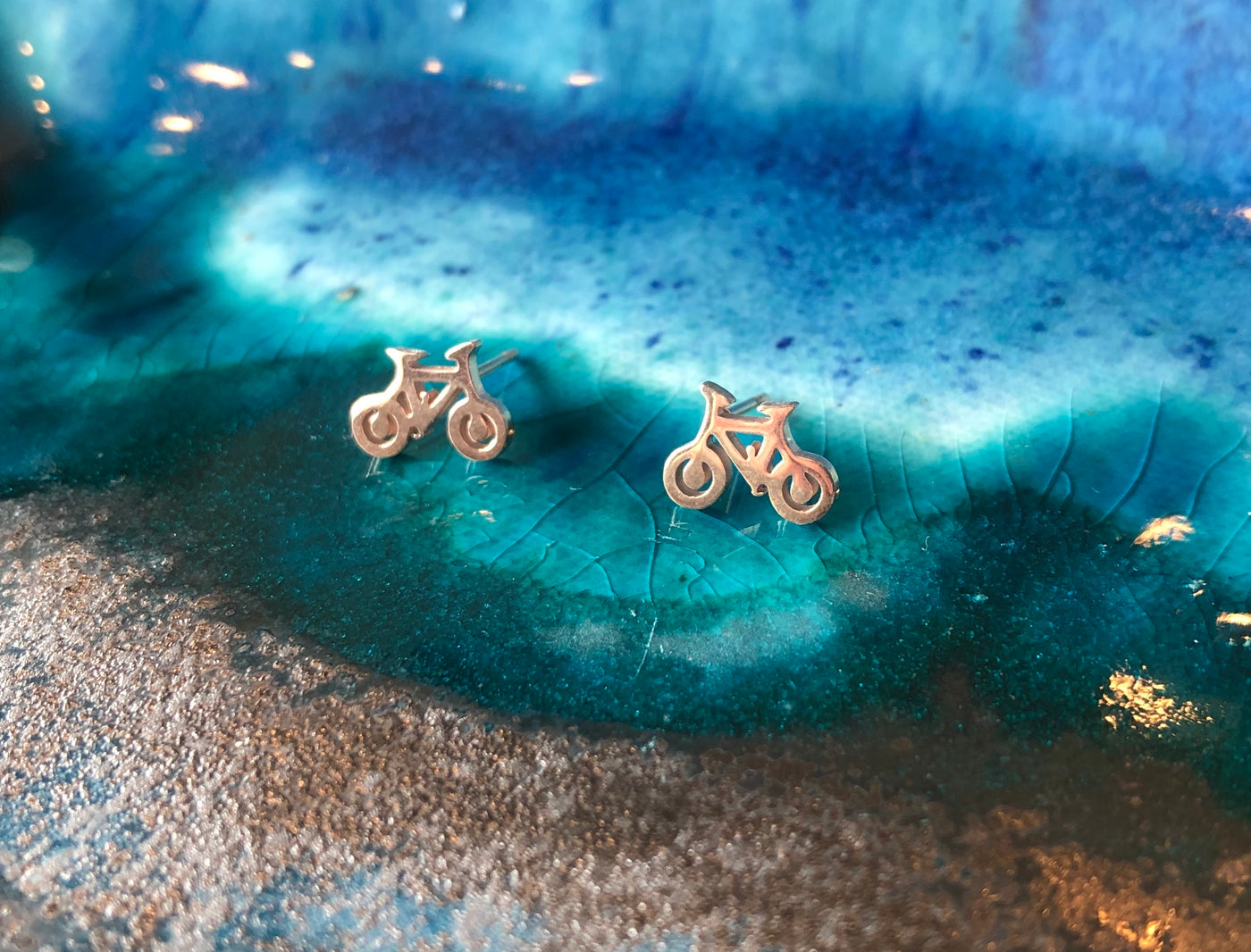 Bicycle Earrings