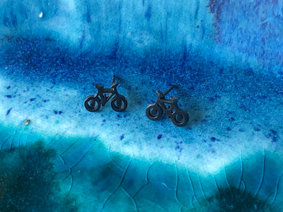 Bicycle Earrings