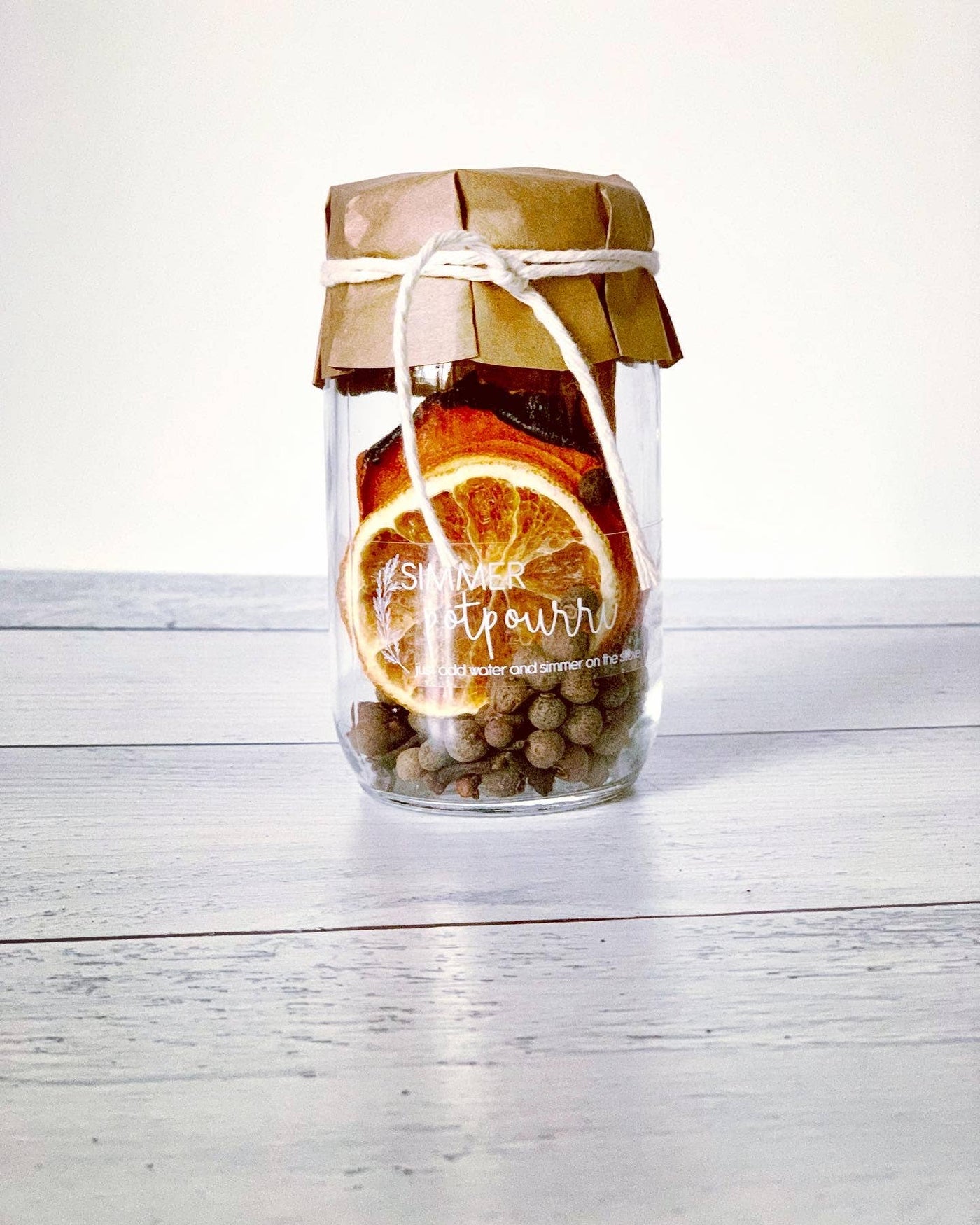 Stovetop Simmer Potpourri Jar