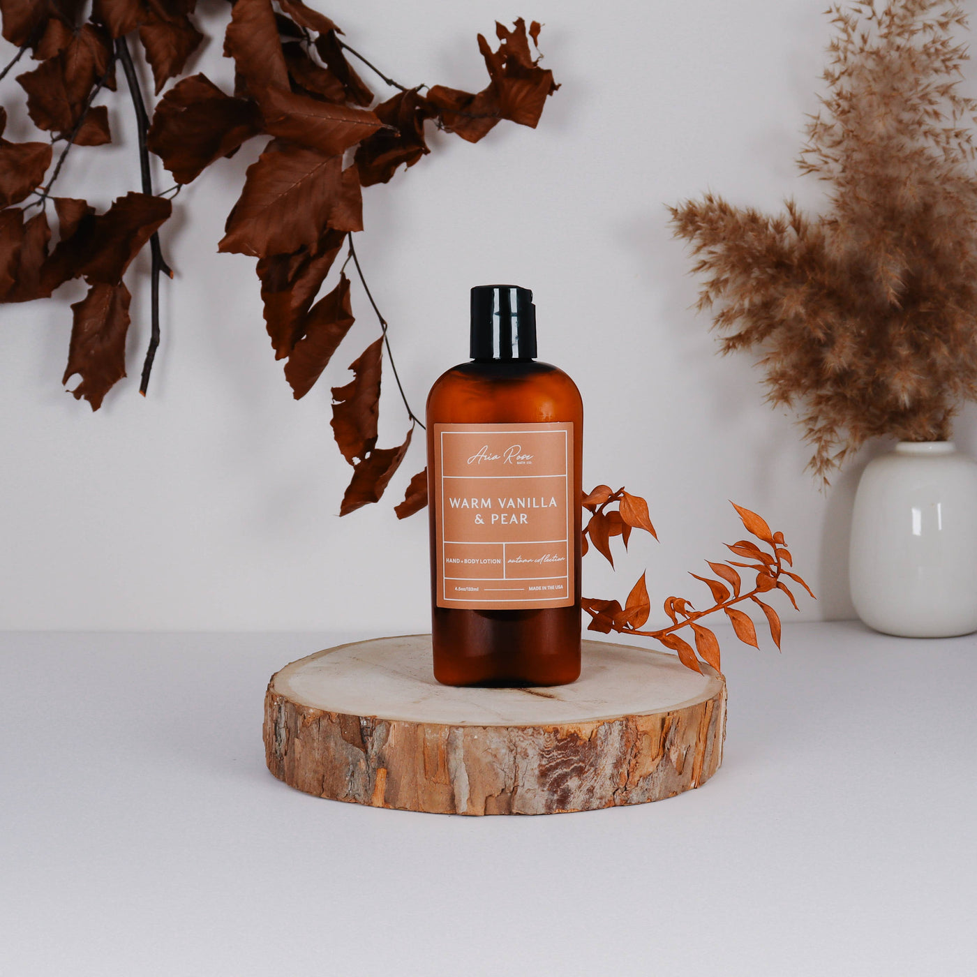 Warm Vanilla & Pear Hand + Body Lotion - Autumn Collection